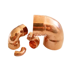 NXF GB/T17791-2017 ASTM B280 Standard TP2 C12200 C1220 Cu-DHP DN6-1200 Pressure 3000-9000lb Copper Elbow