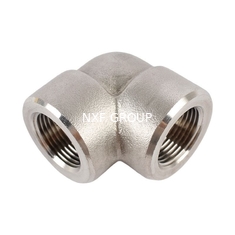 NXF ASTM A240 316H /1Cr17Ni12Mo2/31609 DN15-1200  Class 150-2500 Stainless Steel 316H Threaded 45° and 90° Elbow