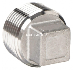 NXF ASTM UNSS31603 316L/00Cr17Ni14Mo2/1.4404 DN 15-1200 Class150-Class2500 Stainless Steel 316L Threaded Square Head Plug