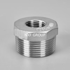 NXF ASTM A240 316H /1Cr17Ni12Mo2/31609 DN15-1200  Class 150-2500 Stainless Steel 316H Forging Threaded Hexagon Head Bushing
