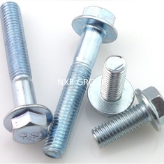 NXF S235JR/A105JRB/DINST37-2/JISSS400/ASTMA283C M10 4-360MM Steel Hexagon Flange Full Thread Half Thread Galvanized Bolts