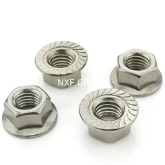 NXF ASTM UNS S31653 316LN/00Cr17Ni13Mo2N/s31653 M3-M16 Length0.4-85mm Stainless Steel 316LN Hexagonal Flange Nut