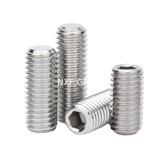NXF ASTM DIN JIS 316Ti/0Cr18Ni12Mo2Ti  M8 12mm Stainless Steel 316Ti Hexagon Socket Screw Headless Machine Screw