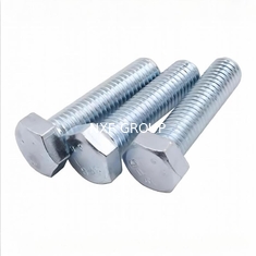 NXF ASTM DIN JIS S235JR/A105JRB/DINST37-2/JISSS400/ASTMA283C M10 55mm Carbon Steel  Zinc Plated Galvanized Hexagonal Bolt
