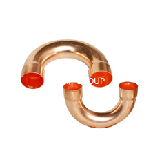 NXF ASTM DIN JIS B280/EN12735/JISH3300 C11000 C12200 DN15-1200 SCH10-XXS 180° Butt Welding Casting Copper Elbow