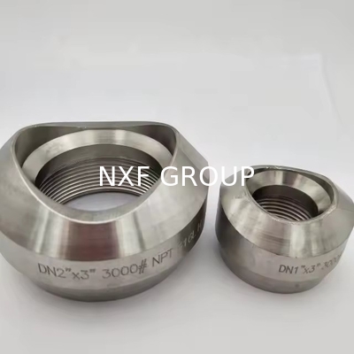 NXF Customized 3000LB MSS SP-97 ASTM A234 WP11 Alloy Steel Pipe Fittings Weldolet Sockolet Threadolet Olet for Reducing