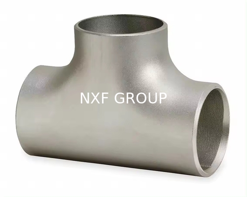 NXF Corrosion Resistance Monel R450 UNS N04405 Forging Tee Welding Connection Head OEM Customizable Tube Connector Fittings