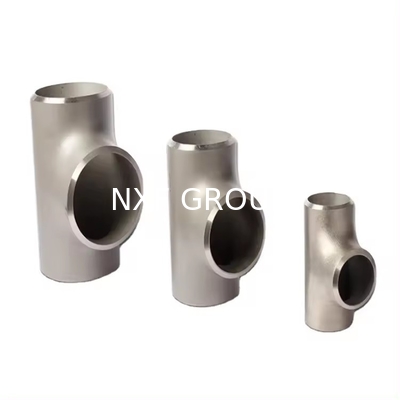 NXF Corrosion Resistance Monel R450 UNS N04405 Forging Tee Welding Connection Head OEM Customizable Tube Connector Fittings