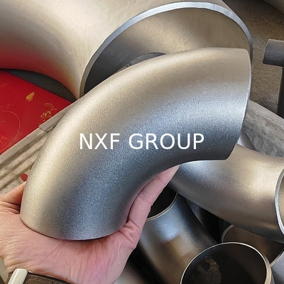 Round Head Code Butt Welded 45 90 Degree Elbow Customizable 317L Elbow ASTM A403 WP317L Forged Stainless Steel Pipe Fittings