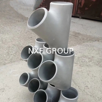 Sch10-Xxs A403 WP304/316L Butt Welding 45 Degree Tee Fittings Lateral Pipe Joint with Material Equal Thickness Sch10-Xxs