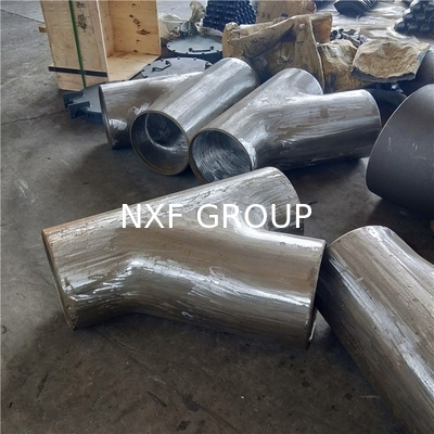 Sch10-Xxs A403 WP304/316L Butt Welding 45 Degree Tee Fittings Lateral Pipe Joint with Material Equal Thickness Sch10-Xxs