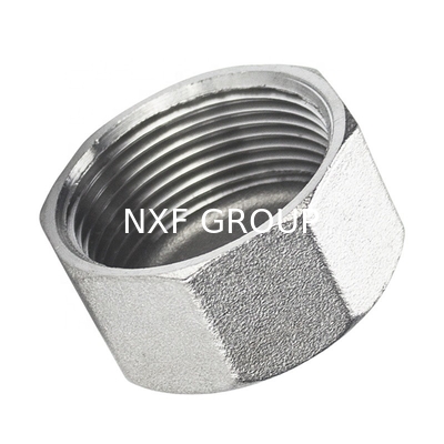 Durable Performance Stainless Steel 304/316 Screwed Hex Cap NPT/BSP Threaded Pipe Fitting in ANSI JIS DIN ASME Standard
