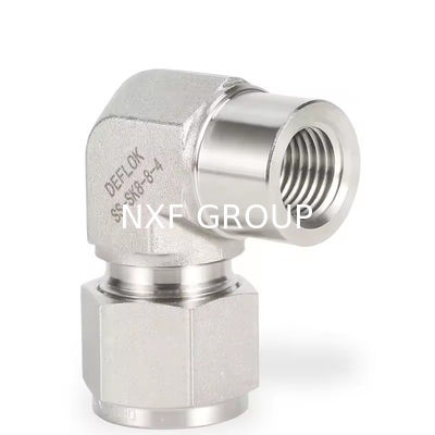 6000psi Forged Duplex Tube NXF 90 Degree Stainless Steel 316 Monel Female LR SR Elbow Return Bend Pipe Fittings Casting