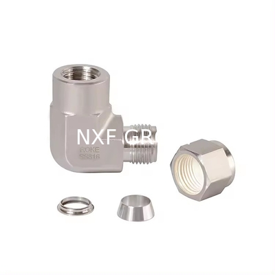 6000psi Forged Duplex Tube NXF 90 Degree Stainless Steel 316 Monel Female LR SR Elbow Return Bend Pipe Fittings Casting