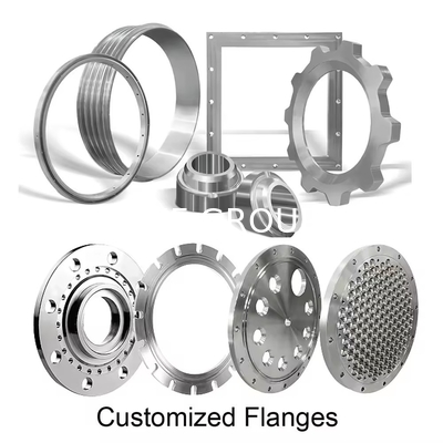 NXF Forged 2205 Super Duplex Stainless Steel Titanium Flange with ASME Standard and Smooth Finish