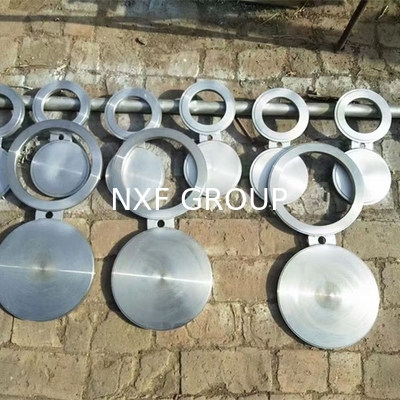 NXF Alloy B-2 / UNS N10665 / W.Nr. 2.4617 Blanks Figure 8 Blanks Pipe Fittings Line DN 15-600 Spectacle Blind Flange