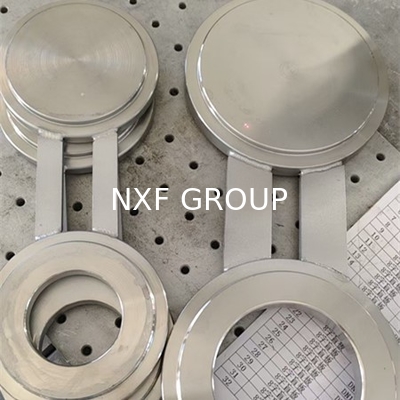 NXF Alloy B-2 / UNS N10665 / W.Nr. 2.4617 Blanks Figure 8 Blanks Pipe Fittings Line DN 15-600 Spectacle Blind Flange
