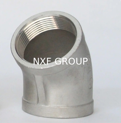 NXF UNS SS44600/X10CRALSI25/H24JS/1.4762/Z12CAS25 STAINLESS STEEL SW 45 DEGREE ELBOW DN6-DN100 SCH80-XXS CUSTOMIZABLE