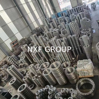 NXF 1/2-24 Inch ISO JIS ASME DIN Stainless Steel 304/316 Gear Flange ANSI Class 150-2500 Forged Slip Type ANSI Standard Flange