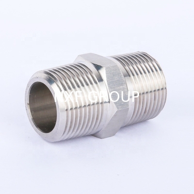 SS44600/X10CrAlSi25/H24JS/1.4762 Stainless Steel Hex Nipple 1/8-4 Inch SCH80 SCH160 Casting Nipple with High Durability