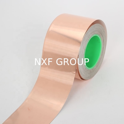 Single/Double Conductive Copper Foil Tape with C1100 Grade Shielding Performance and Adhesive