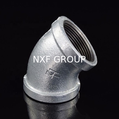 NXF UNS SS44600/X10CRALSI25/H24JS/446/Z12CAS25 STAINLESS STEEL THD 45 DEGREE ELBOW DN6-DN100 SCH80-XXS  CUSTOMIZABLE ELBOW