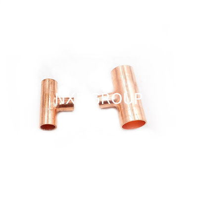 Various Types Copper Tee T18033/EN1057/ASTM B88/AS1432 Fittings TP2 Cu-DHP C12200 C1220 Forged for Pipe Lines Connect
