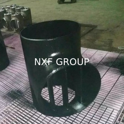 OEM Carbon Steel Barred TEE ASME/ANSI B16.9 DN6-DN100 Welding Casting with Customizable Support and SCH10-XXS Thickness