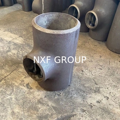 OEM Carbon Steel Barred TEE ASME/ANSI B16.9 DN6-DN100 Welding Casting with Customizable Support and SCH10-XXS Thickness