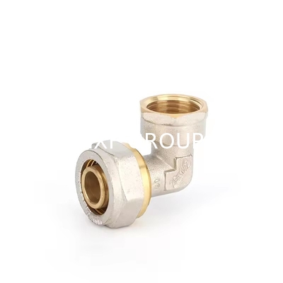 Thread Ferrule Connecting Pex Compression Pipe Fittings Female Male Elbow Tee Socket Brass Material with Hexagon Head Code