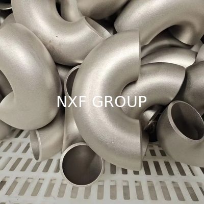 NXF ASTM B333 B622 B775 Alloy B-2 / UNS N10665 Pipe Fittings DN15-1200 SCH10-XXS 90 Degree LR SR Elbow with Butt Welding