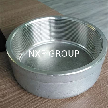 ABS Material DN 6-100 Class 3000-Class 6000 ALLOY C-4/W.NR 2.4610/UNS N06455/AWS 052 Threaded Cap for Chemical Industry