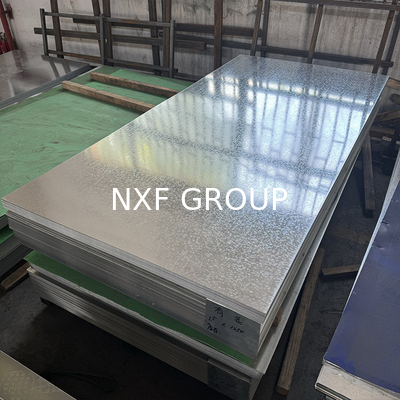 0.21-0.50mm Thickness NXF SS400 Galvanized Steel Plate for Building Materials Z61-Z80 Non-oiled and Customizable