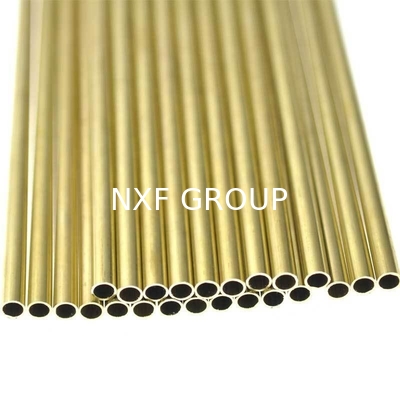 500mm 10000mm Length Custom Size Seamless C44300 Cuzn28sn1 Brass Tube for Heat Exchanger