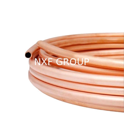 Non-Alloy 1/2" 12mm x 0.6mm x 15m Pancake Coil Copper Tube for HVAC Refrigeration in Air Conditioners and Refrigerators