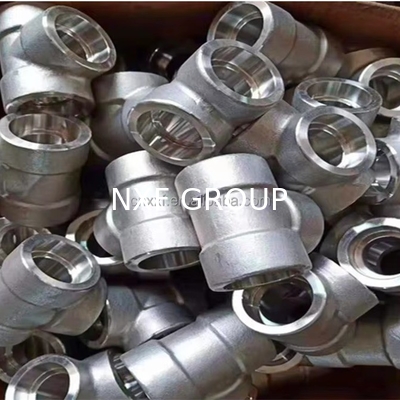 NXF DN 6-1200 Class 3000-9000 Pipe Fittings ASTM B574 B619 ALLOY C-4/W.NR 2.4610/UNS N06455/AWS 052 Equal Socket Welding Tee