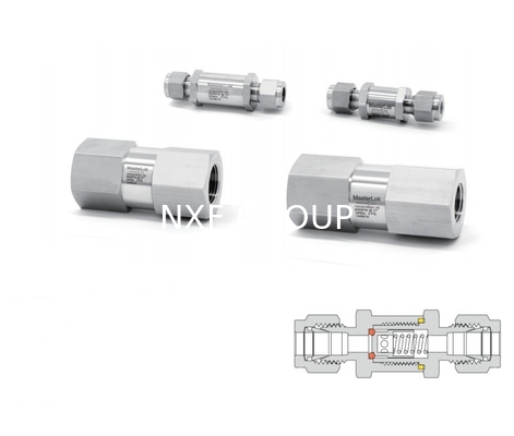 304/316 Stainless Steel Manual Check Valve for High-Temperature Applications for Gas Oil and Other Media OEM and ODM Supported