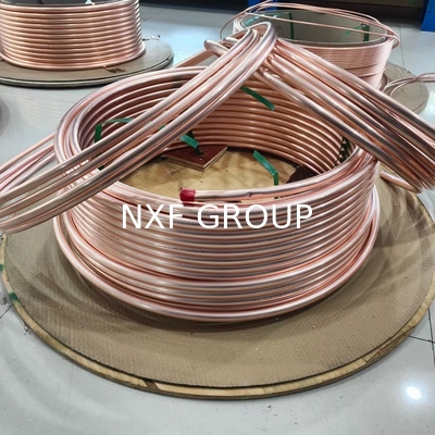 Customizable Cutting Service NXF Essential Copper Pancake Coil 3/4" 19mm x0.8mmx15m for Refrigeration Air Conditioners