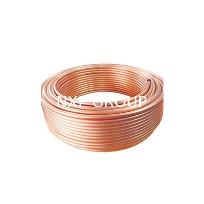 3/8" 9.52mm x0.5mmx15m Copper Tube Pancake Coil Perfect for Air Conditioners or Refrigeration in HVAC Systems
