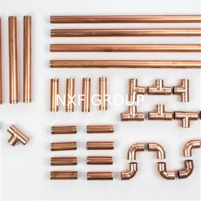 NXF OEM T2 Copper Tube TP2 for Medical Coil Direct Production Supply in Yellow and Paint Spraying Surface