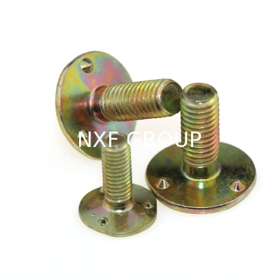 Unc Thread DIN 15237 Yellow Zinc Elevator Bucket Bolt Belt Bolt 280*250*180 for Elevator Maintenance and Repair