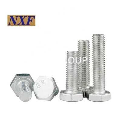 Super Duplex Stainless Steel Hexagon Head Bolts S31803 2205 DIN933 OD M6*20mm D6 with White Finish