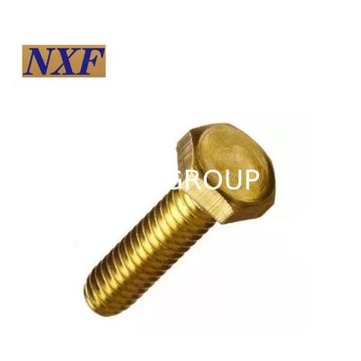 Super Duplex Stainless Steel Hexagon Head Bolts S31803 2205 DIN933 OD M6*20mm D6 with White Finish