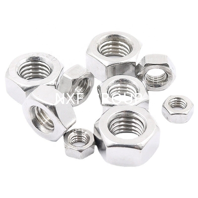 ISO Standard ASTM B164M UNS N04400/ASTM A563 / 194 DIN934 / 6923 SS304 / 316 Stainless Steel Heavy Hex Nuts for Mining