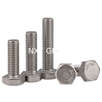 Hastelloy C-276 DIN933 M8* 20-60 mm Hexagon Head Bolt ANSI Standard with Plain Finish Type Hex Bolt