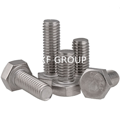 Hastelloy C-276 DIN933 M8* 20-60 mm Hexagon Head Bolt ANSI Standard with Plain Finish Type Hex Bolt