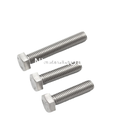NXF 2205 Duplex Stainless Steel Hexagon Head Bolt Full Thread M10-M12 DIN GB ANSI ISO JIS Standard for Industrial D6 Grade