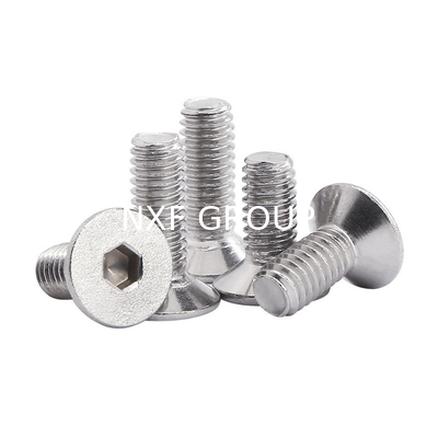 Grade S32205 Duplex 2205 M10 Stainless Steel Machine Screw Hex Socket Countersunk Head 6605- in Inch and Metric System