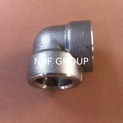 NXF ASTM B574,ASTM B619  Alloy C-4 /UNS N06455/W.Nr.2.4610 DN6-1200  2000-6000lb Pressure  90 Degree Thread Elbow