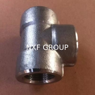 NXF ASTM B574,ASTM B619  Alloy C-4 /UNS N06455/W.Nr.2.4610 DN6-1200 Pipe Fittings Pressure 2000-6000lb Thread Tee